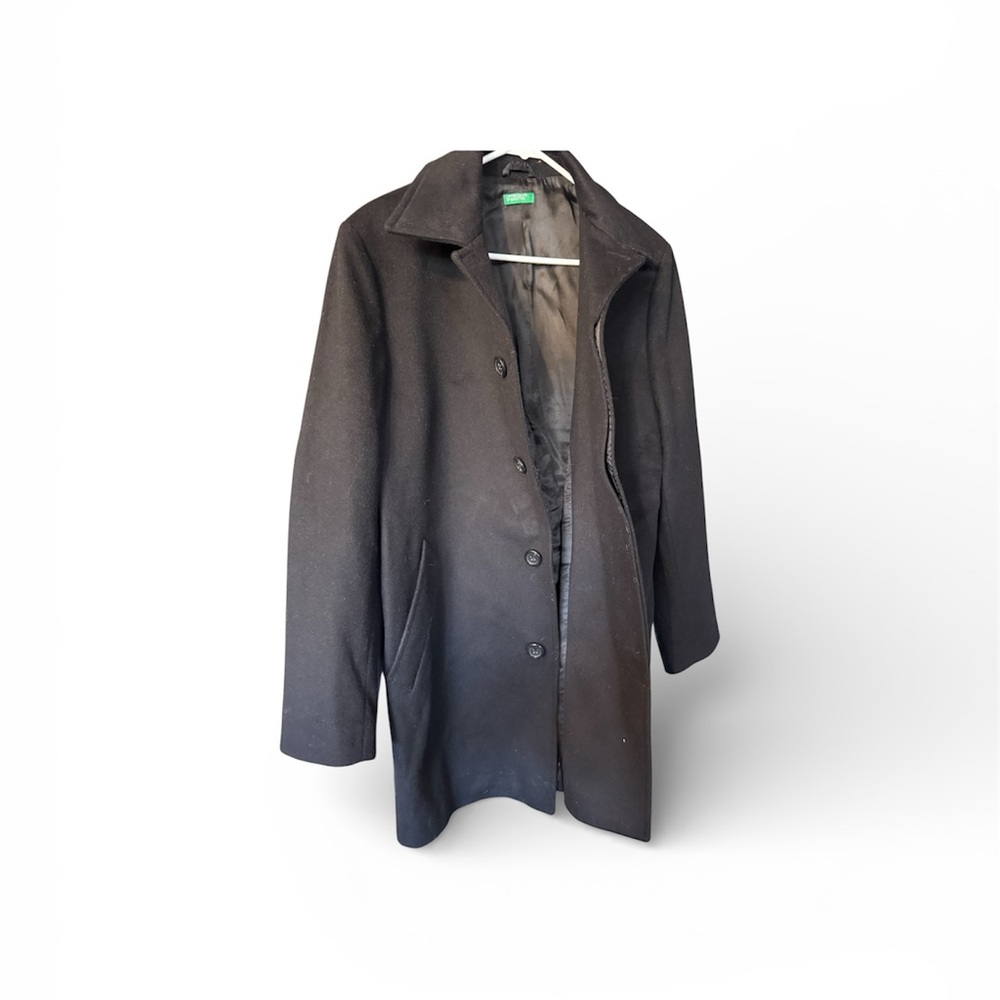 Made in Italy | United Colors of Benetton 80% Wool Blend Men’s Coat Size 46 | Sm